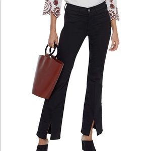 MIH Marrakesh Split Mid Rise Kick Flare Jeans